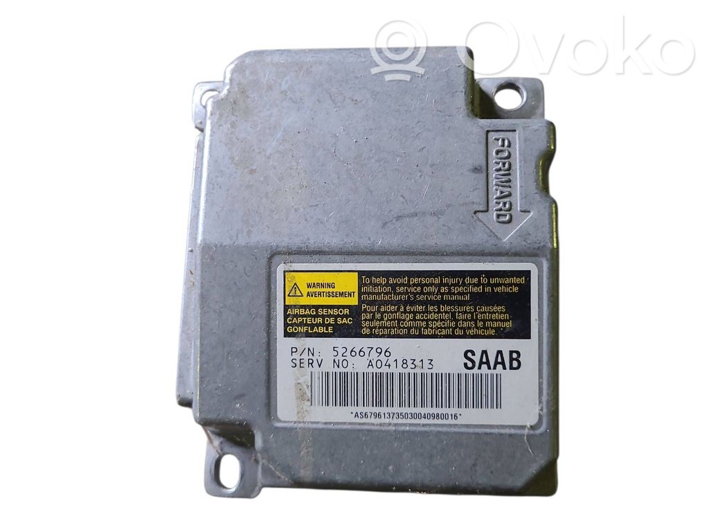 Saab 9-5 Airbag control unit/module 