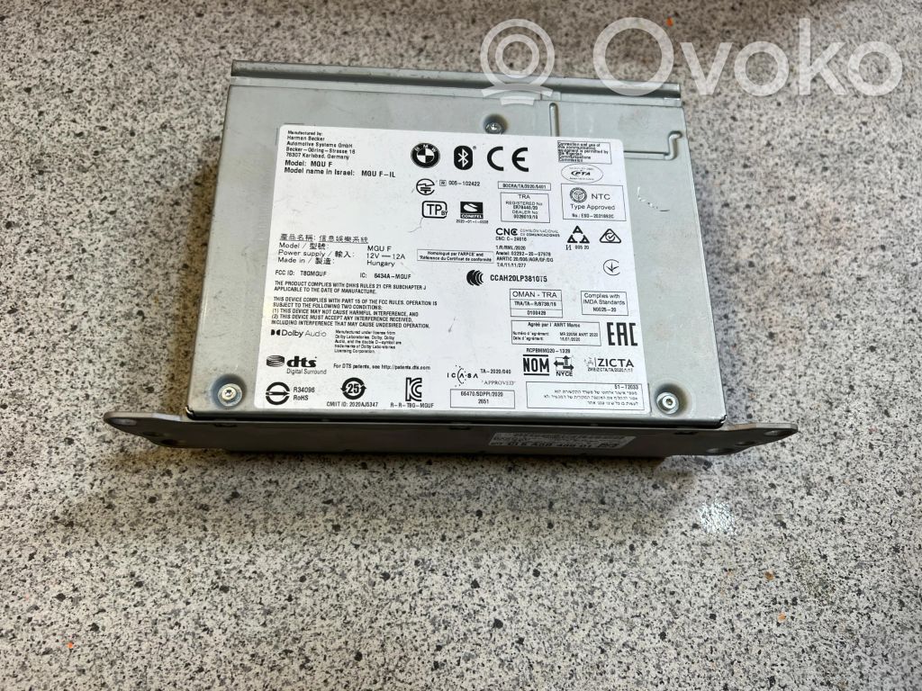 BMW 3 G20 G21 Unitate principală radio/CD/DVD/GPS 