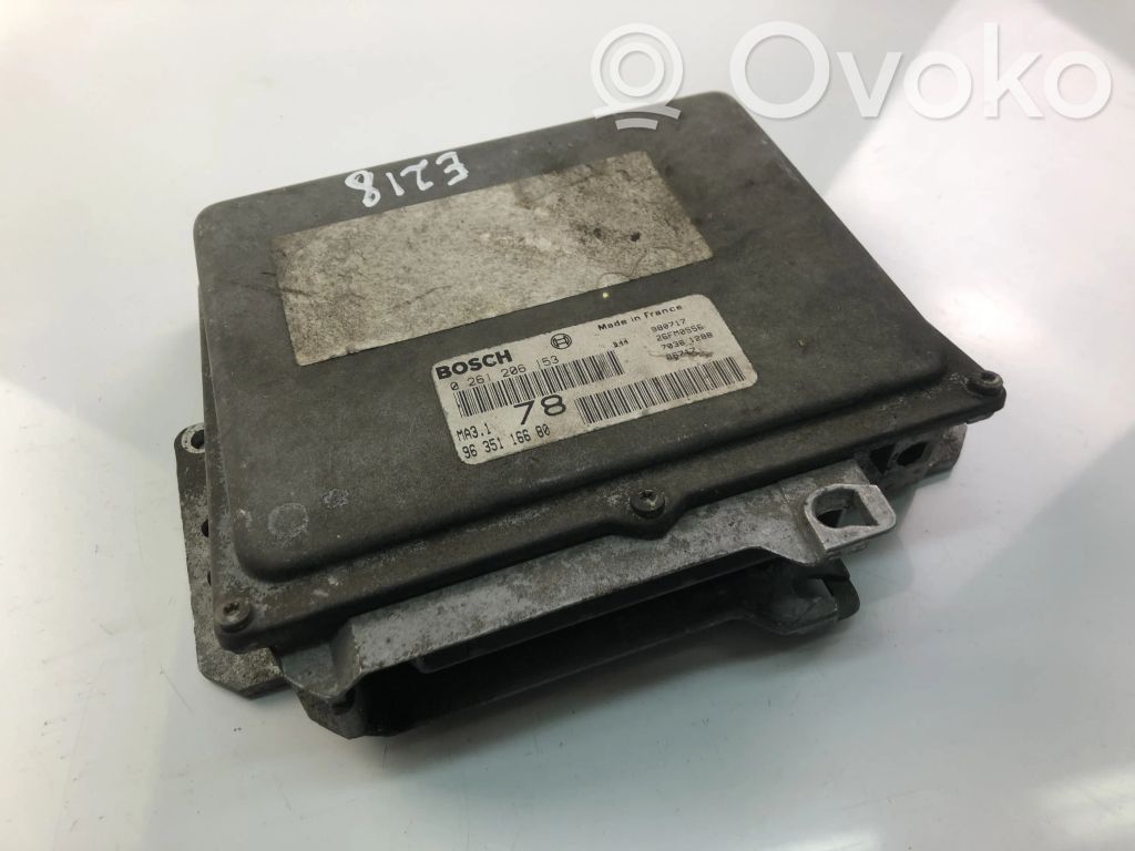 Peugeot 107 Engine control unit/module ECU 