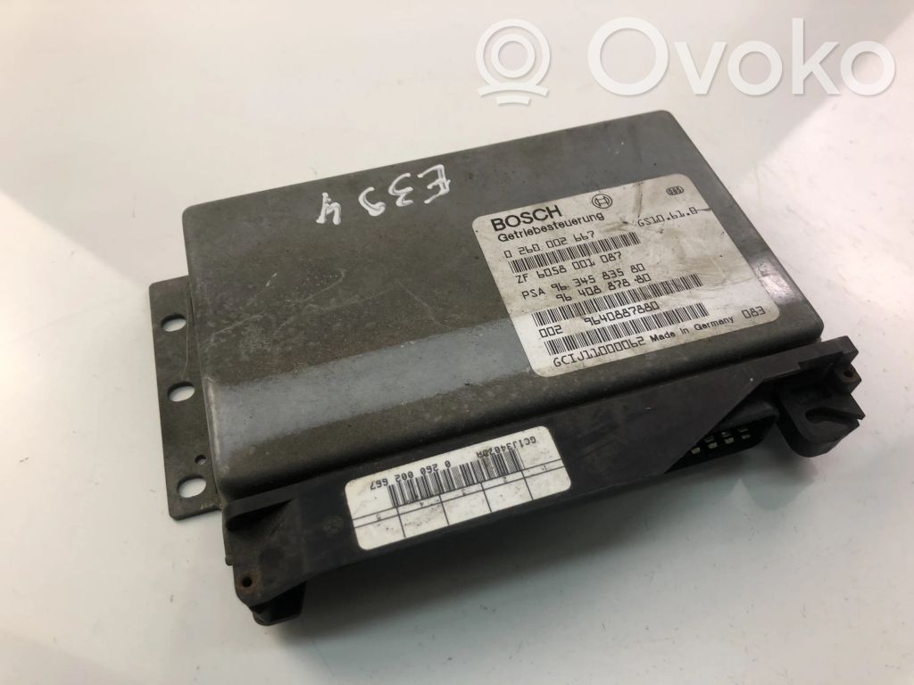 Engine control unit/module ECU   9634583580,9640887880