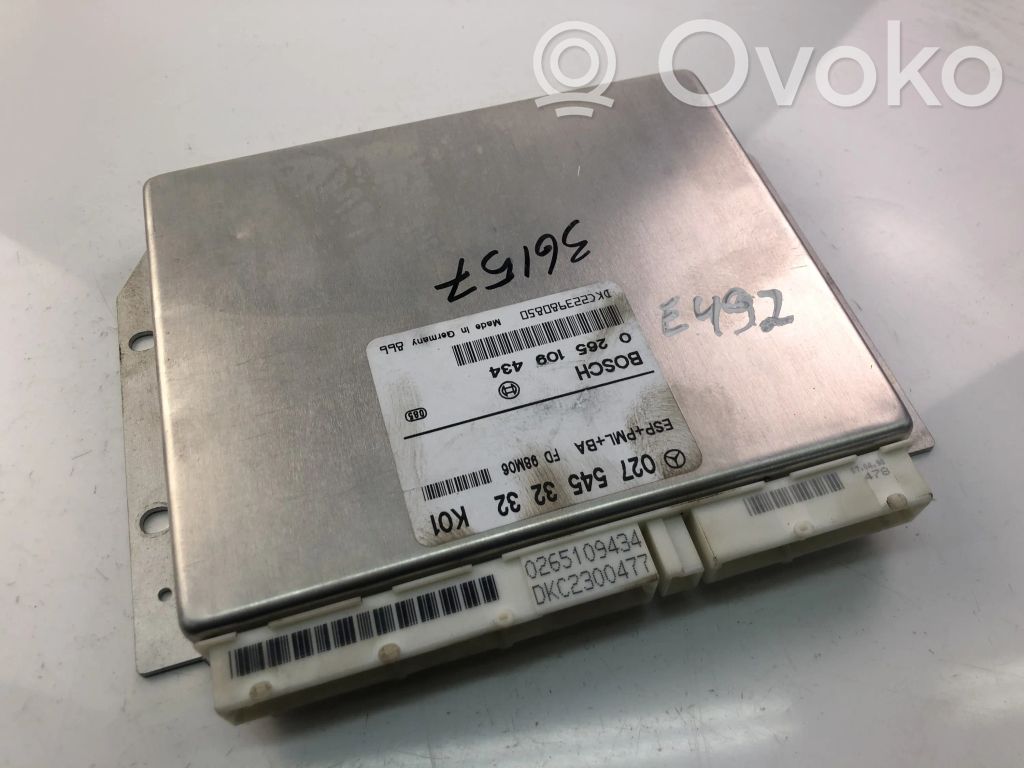 Engine control unit/module ECU   0275453232,0265109434