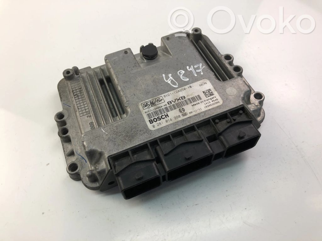 Engine control unit/module ECU   8V2112A650XB,0281014990