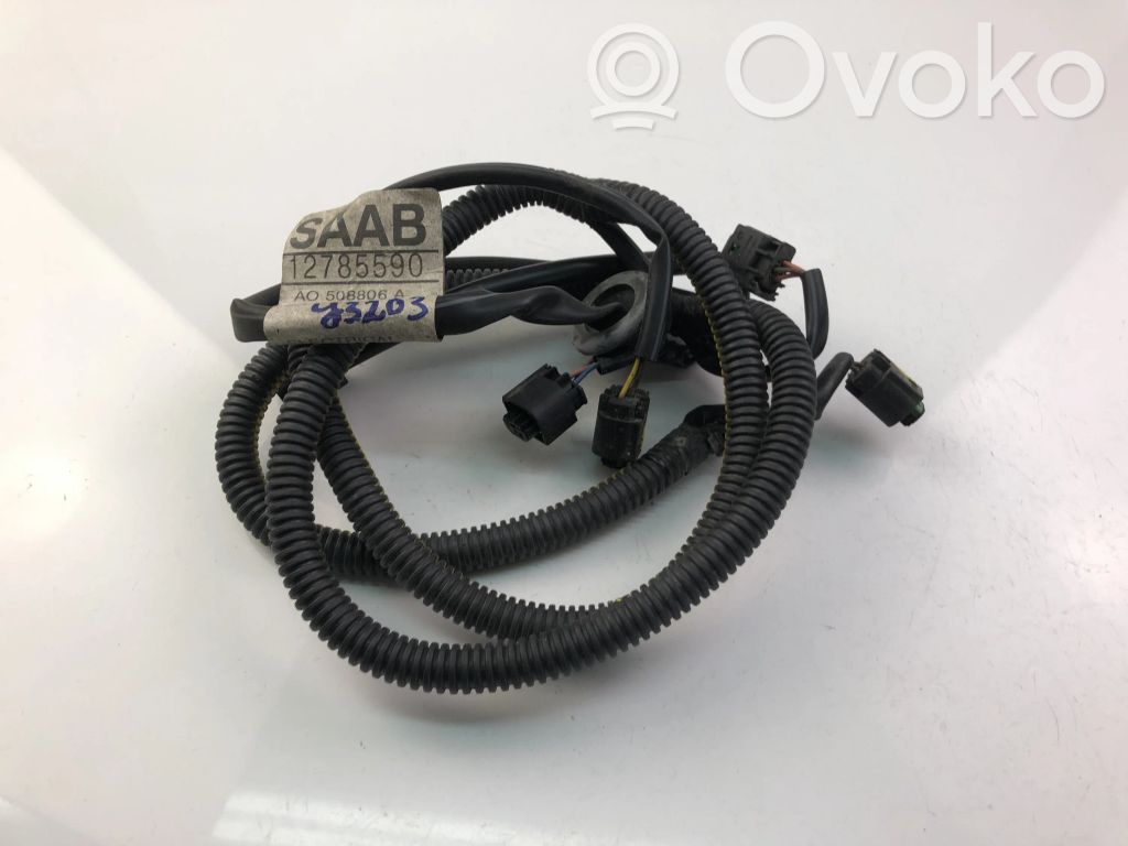 Saab 9-3 Ver1 Guarnición de la palanca de freno/estacionamiento 