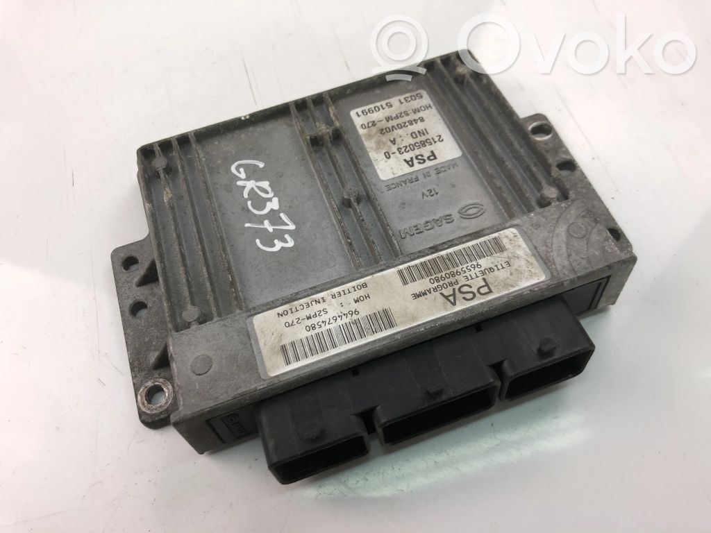 Citroen Xsara Picasso Unité de commande, module ECU de moteur 