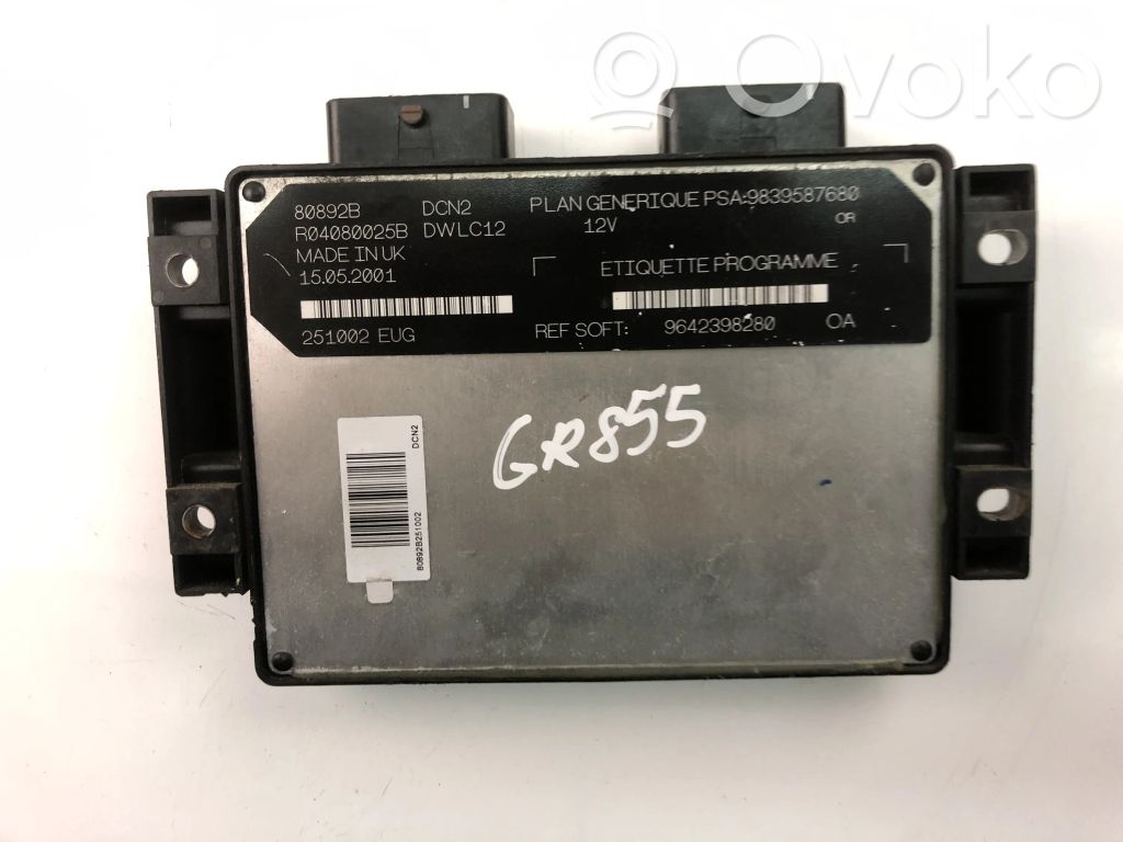 Fiat Ducato Unité de commande, module ECU de moteur 