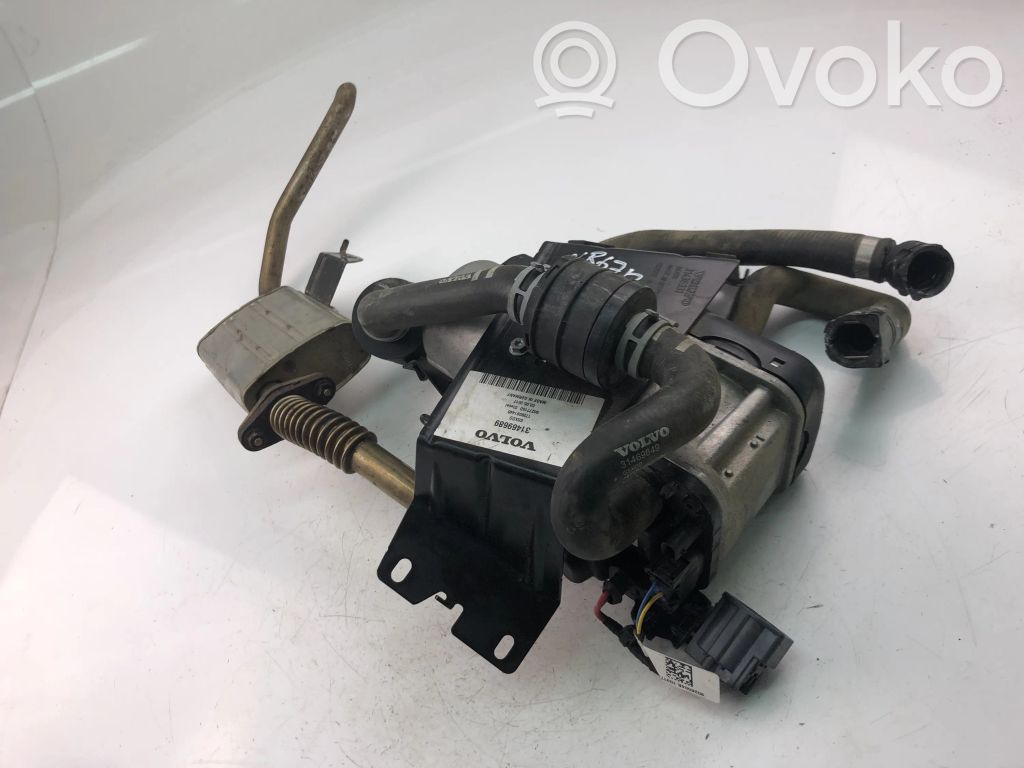 Volvo S90, V90 Webasto auxiliary heater fuel line/pipe 