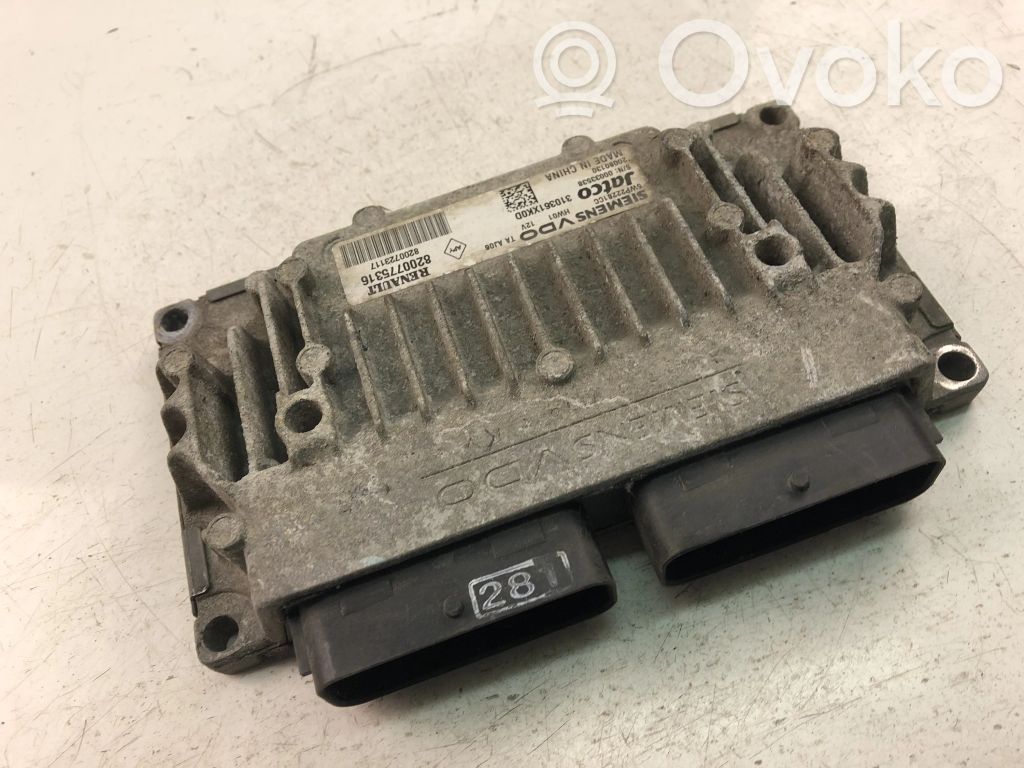 Engine control unit/module ECU   8200775316,8200723117