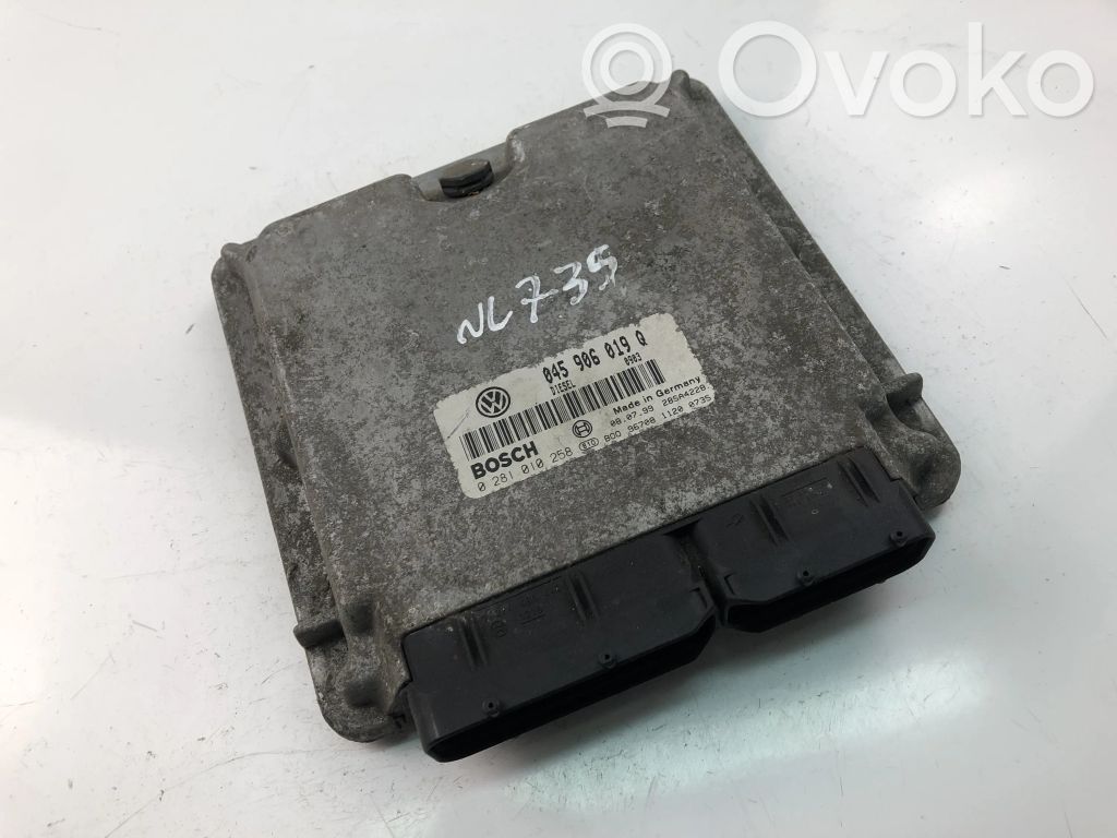 Engine control unit/module ECU   045906019Q,0281010258