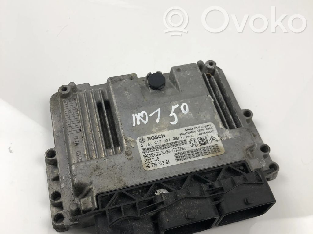 Peugeot 206+ Komputer / Sterownik ECU silnika 