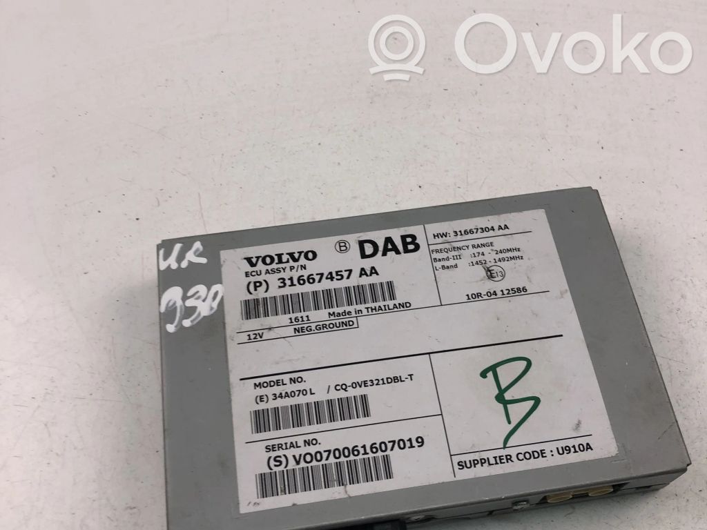 Autres unités de commande / modules   31667457AA