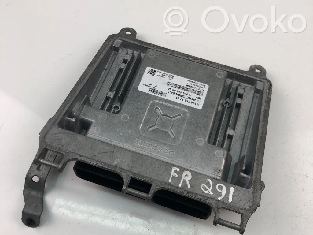 Mercedes-Benz B W245 Komputer / Sterownik ECU silnika 