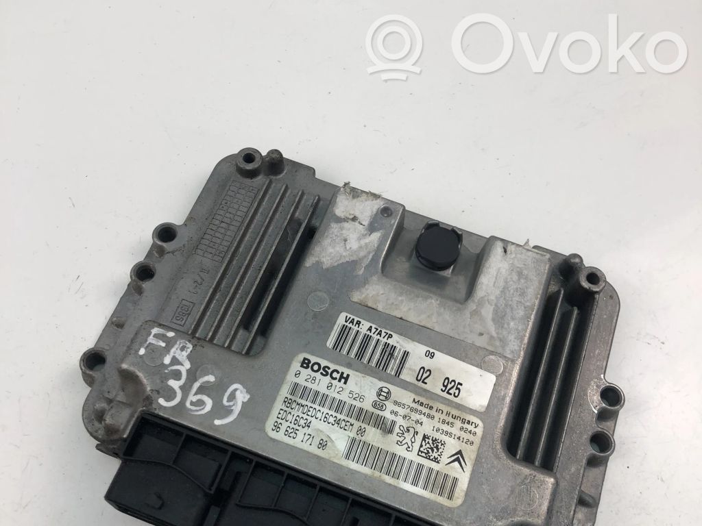 Peugeot 207 Engine control unit/module ECU 