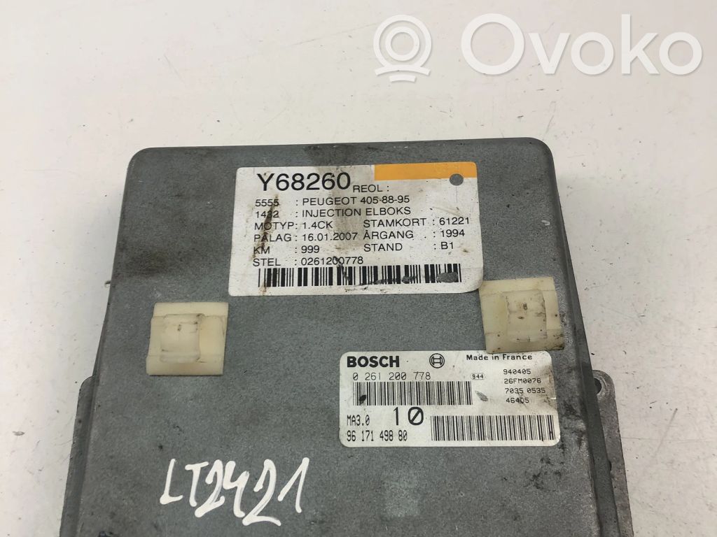 Peugeot 405 Engine control unit/module ECU 