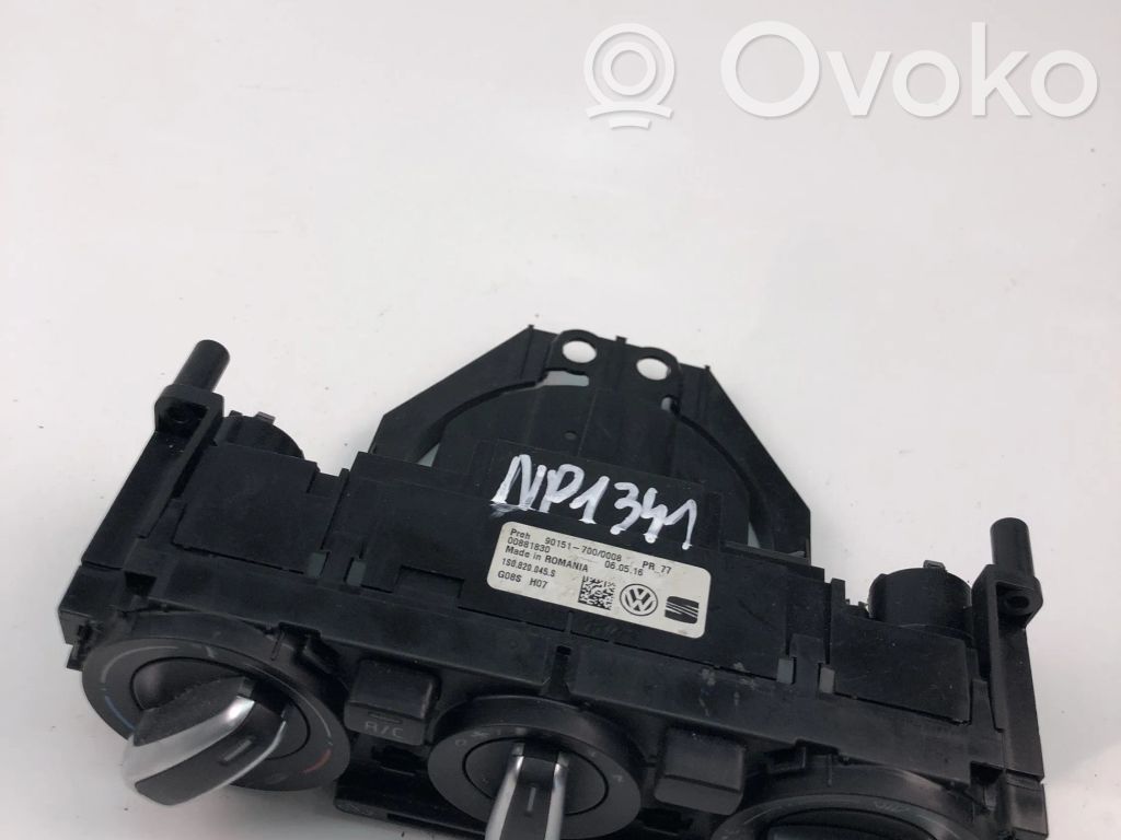 Volkswagen Up Interior fan control switch 