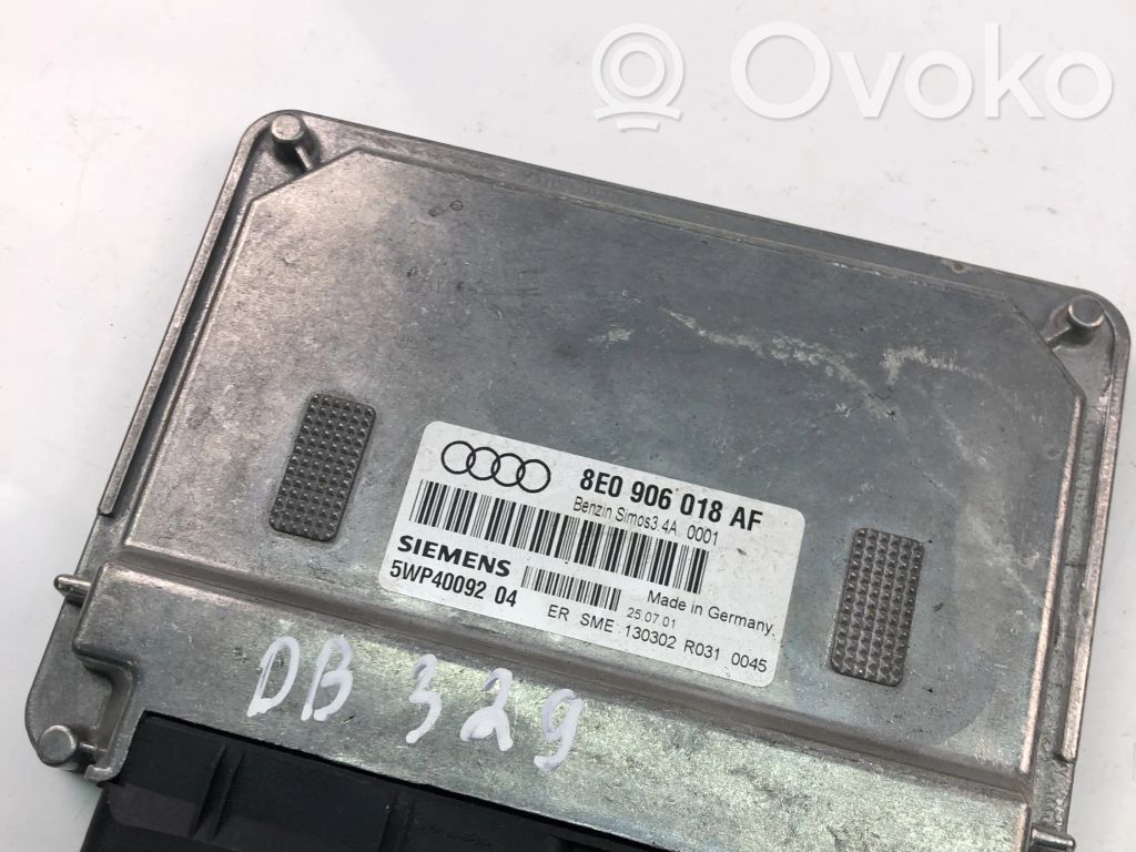 Audi A4 S4 B6 8E 8H Engine control unit/module ECU 