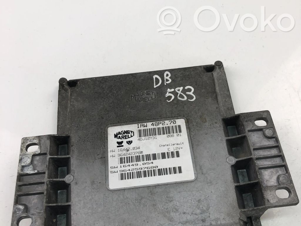 Peugeot 206 Engine control unit/module ECU 