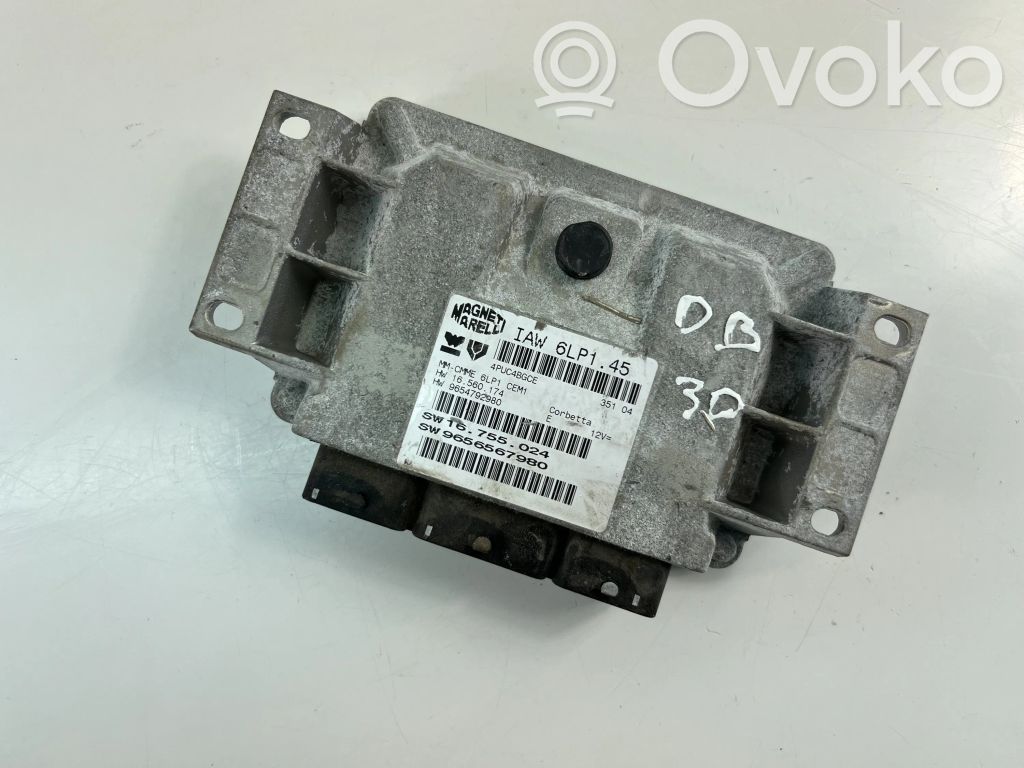 Engine control unit/module ECU   9654792980,9656567980