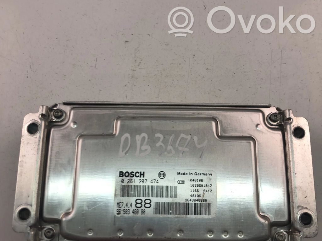 Engine control unit/module ECU   9650346080