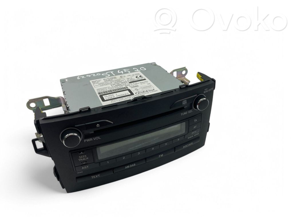 Toyota Auris 150 Panel / Radioodtwarzacz CD/DVD/GPS 
