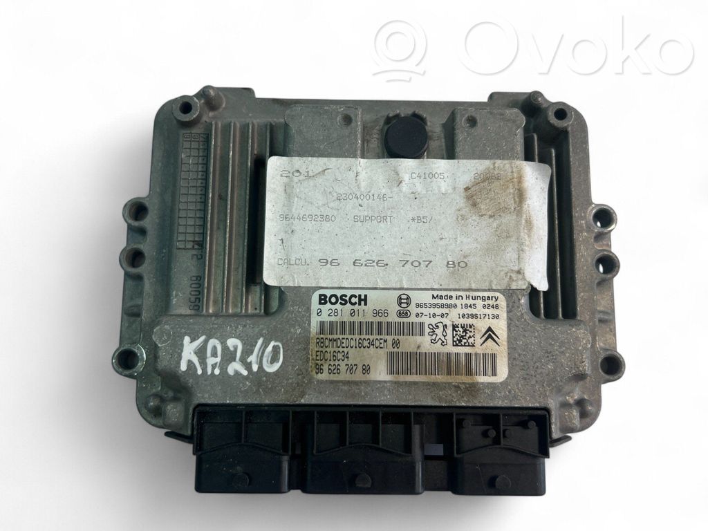 Citroen C4 I Engine control unit/module ECU 