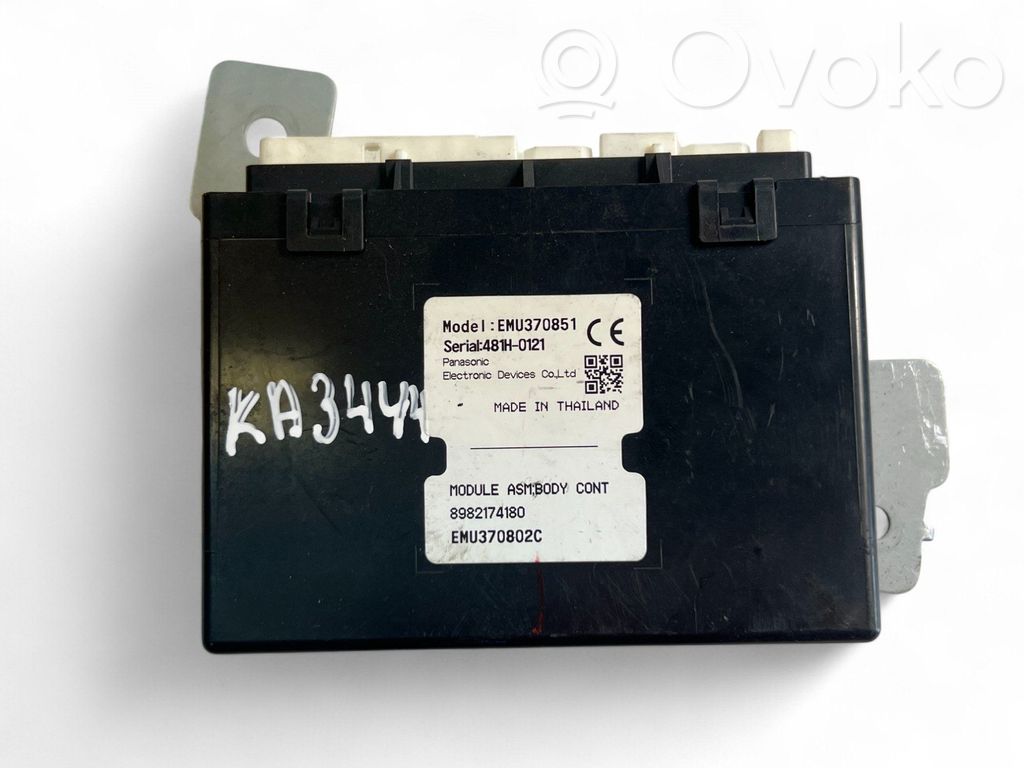 Isuzu D-Max Other control units/modules 