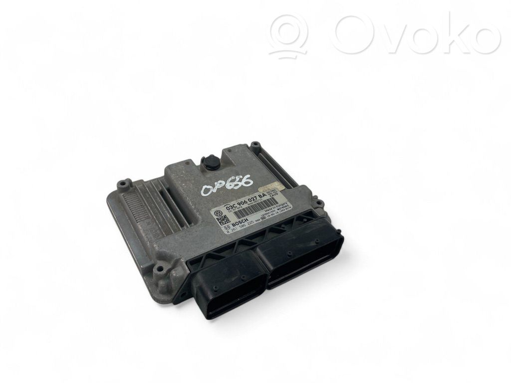 Engine control unit/module ECU   03C906027BA,0261S06225