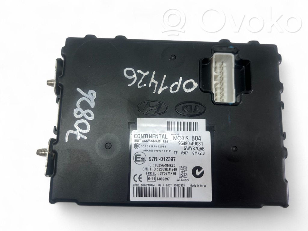 KIA Sportage Keyless (KESSY) go control unit/module 