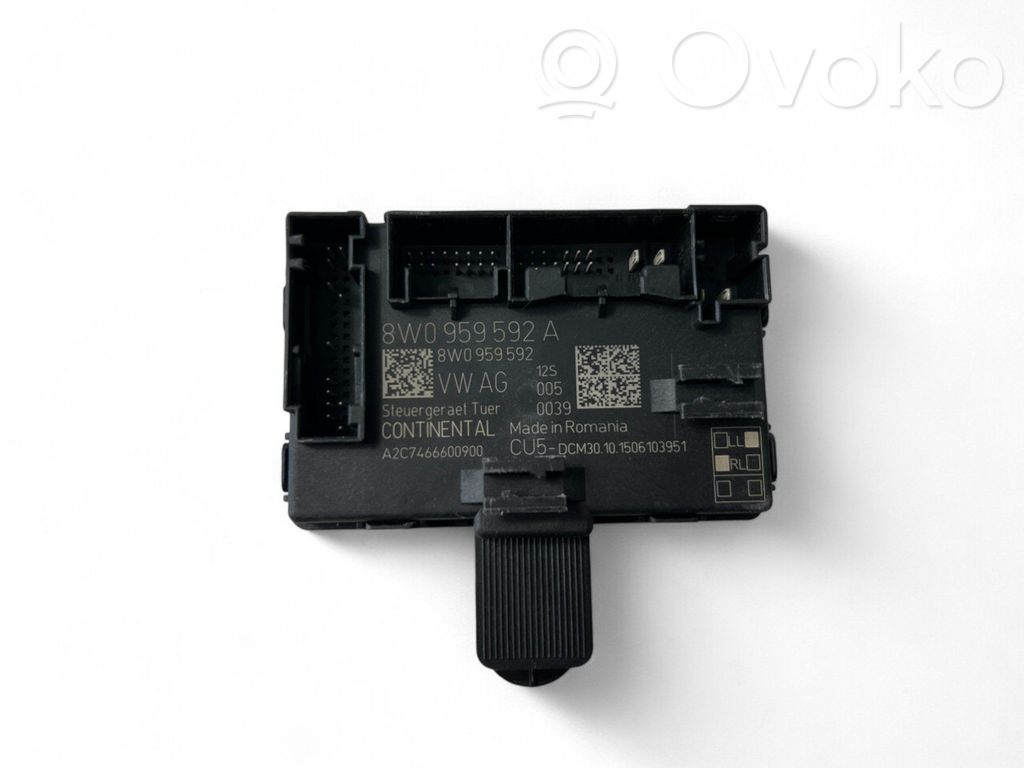 Audi A4 S4 B9 8W Door control unit/module 