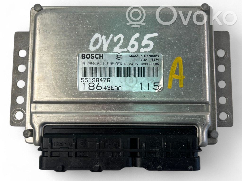 Fiat Multipla Engine control unit/module ECU 