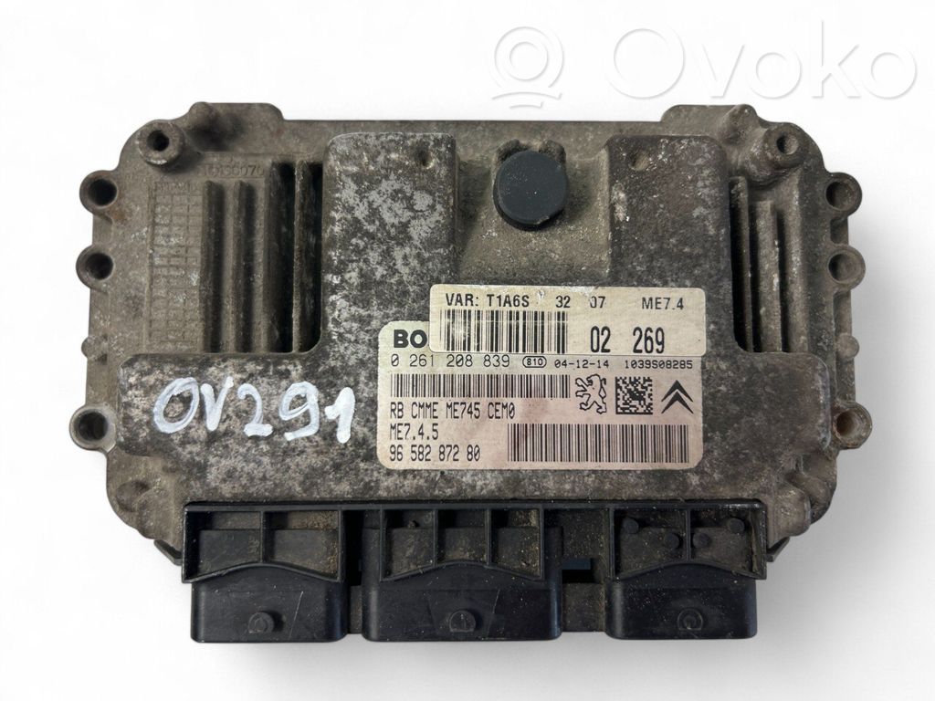 Peugeot 206 Engine control unit/module 