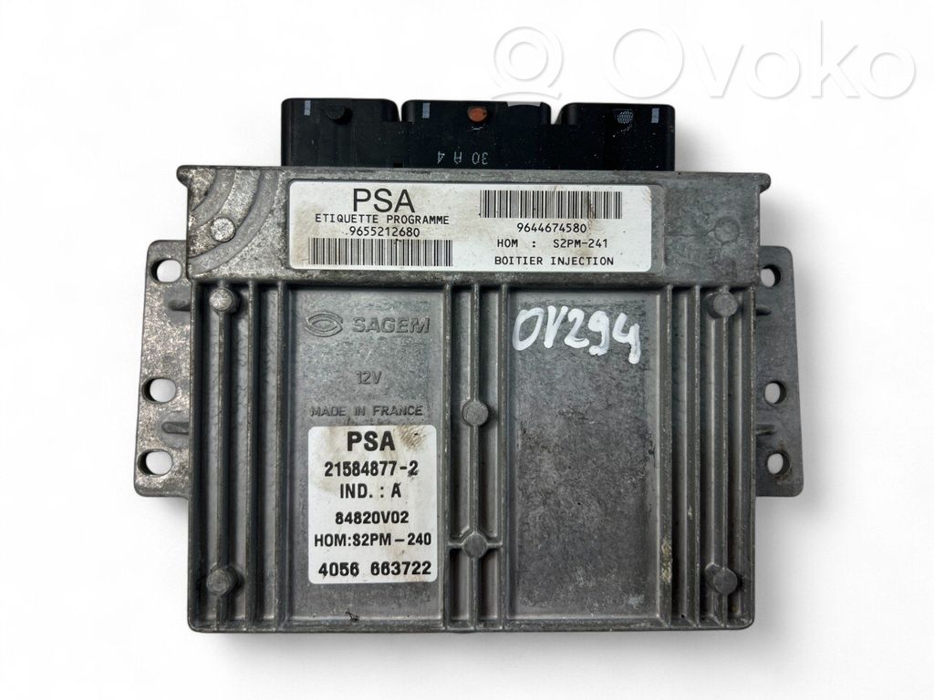 Citroen C5 Engine control unit/module 