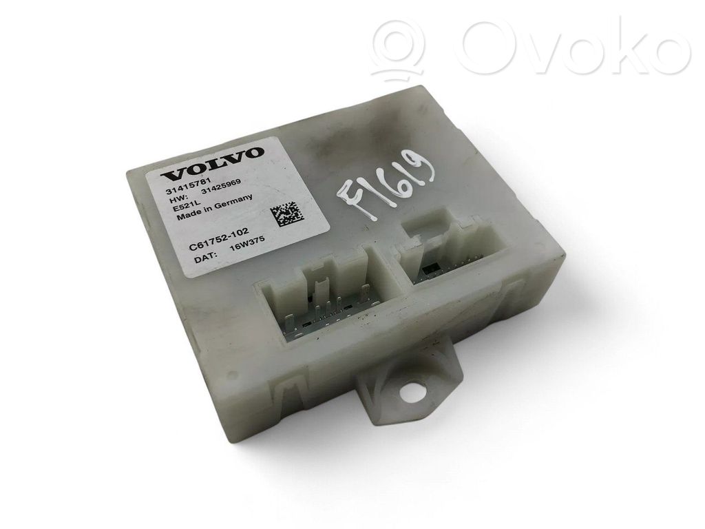 Volvo XC60 Tailgate/trunk control unit/module 