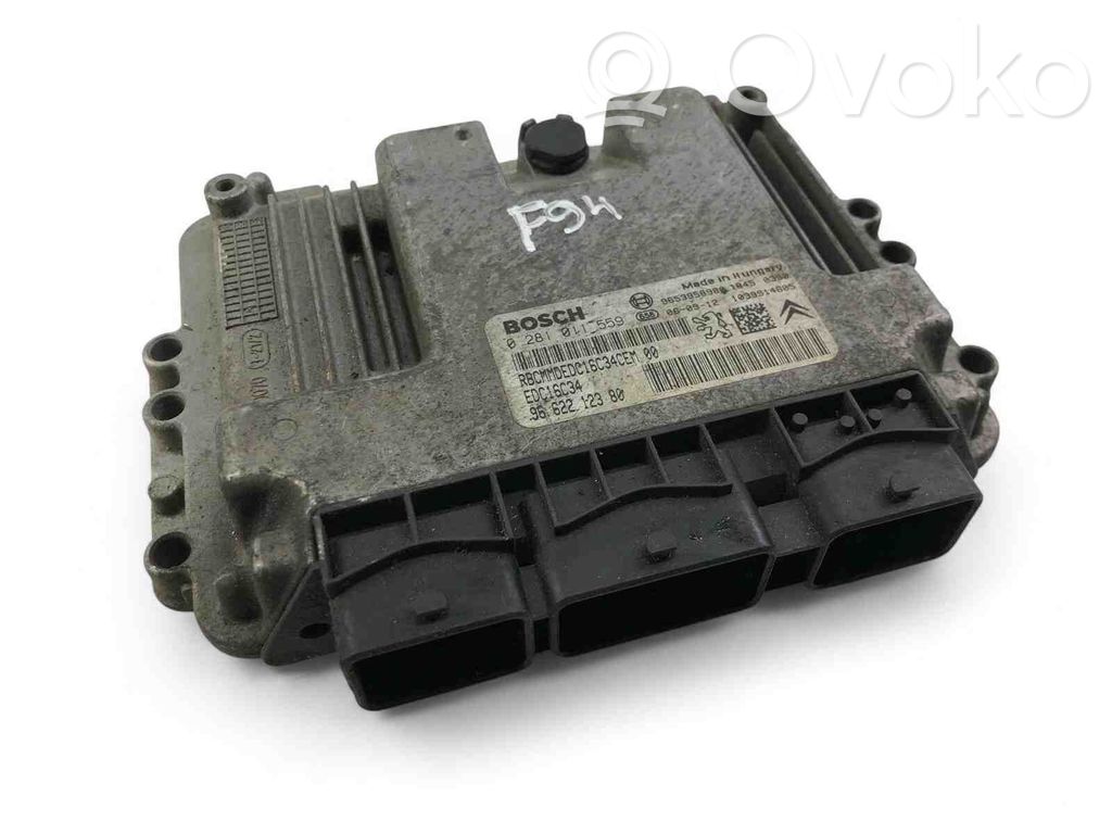 Engine control unit/module ECU   9662212380,0281011559