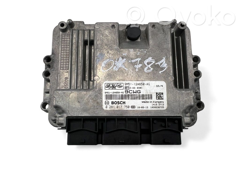 Unité de commande, module ECU de moteur   9M5112A650AG,0281017750