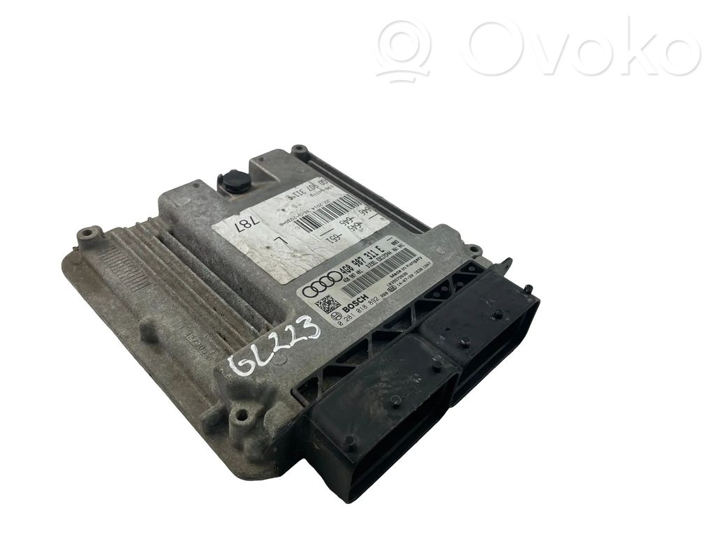 Engine control unit/module ECU   4G0907311E,0281018892
