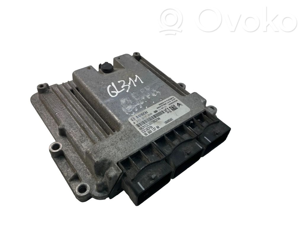 Engine control unit/module ECU   9666913780,0281017866