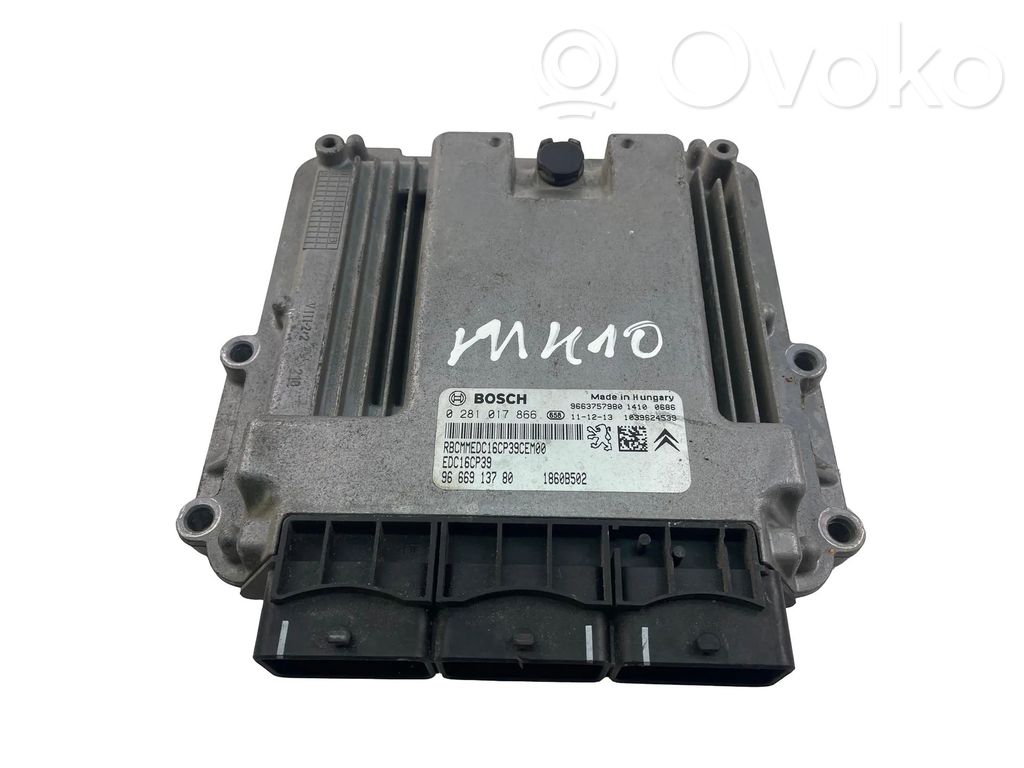 Citroen C-Crosser Unité de commande, module ECU de moteur 