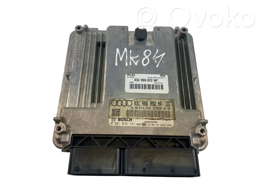 Engine control unit/module ECU   03L906022NP,0281016141