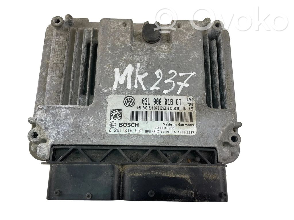 Skoda Superb B6 (3T) Engine control unit/module ECU 