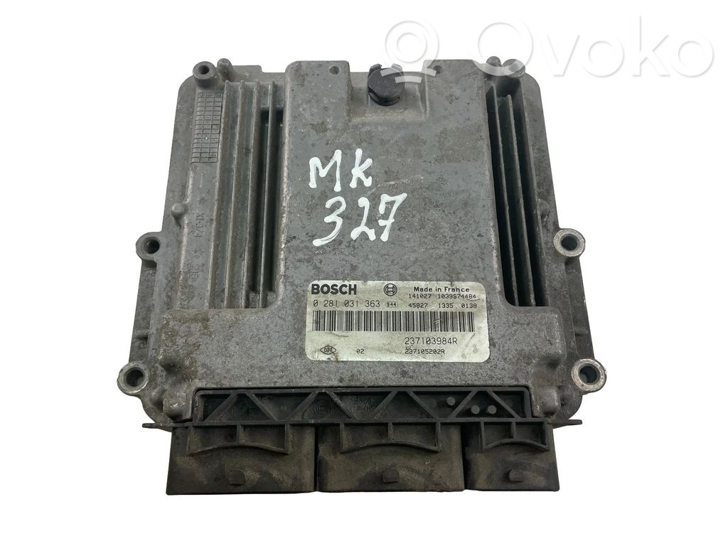 Engine control unit/module ECU   237103984R,0281031363