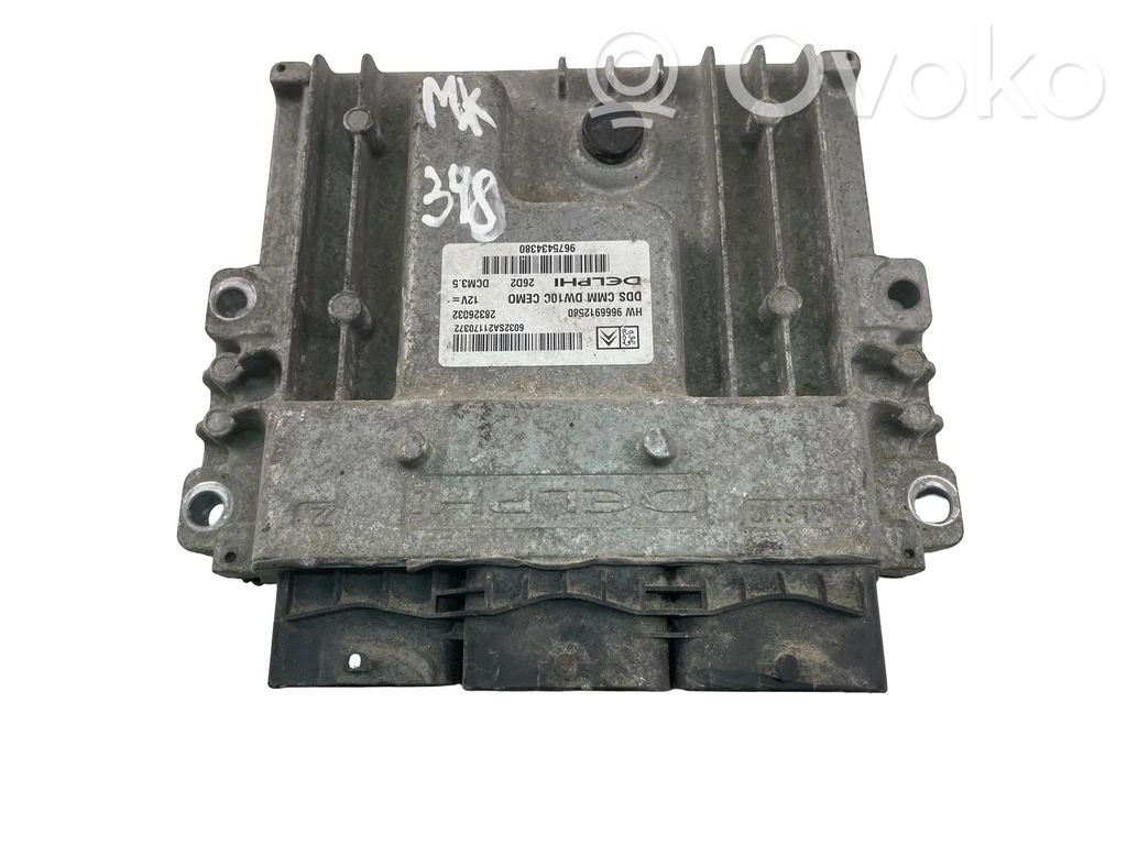 Engine control unit/module ECU   9675434380,9666912580