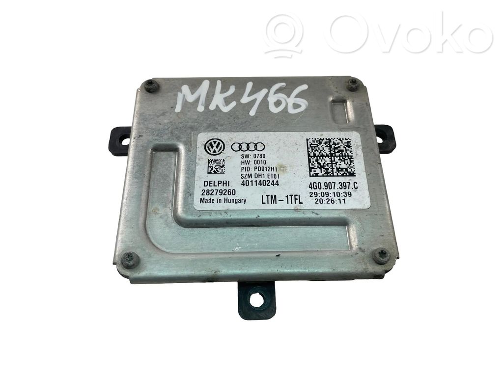 Audi A7 S7 4G Unidad de control/módulo de los faros xenón 