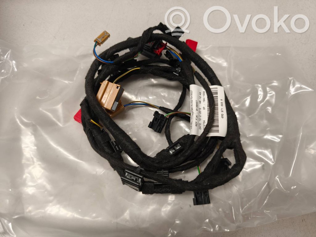 Audi Q7 4M Cableado de puerta trasera 