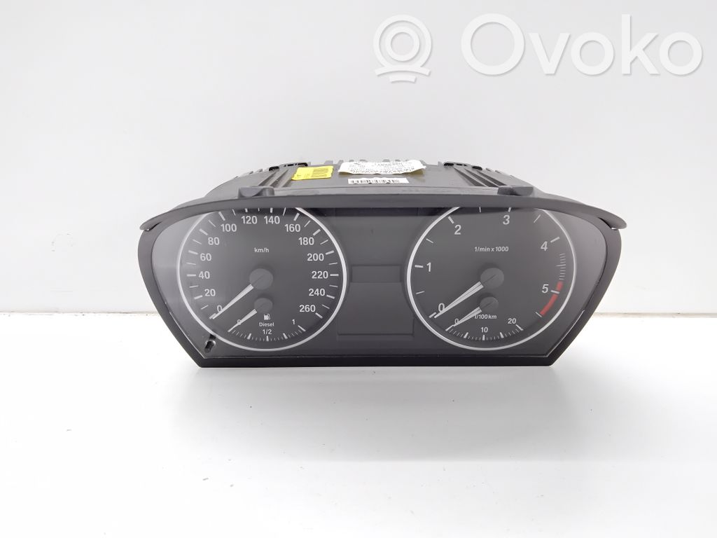 BMW 3 E90 E91 Spidometrs (instrumentu panelī) 