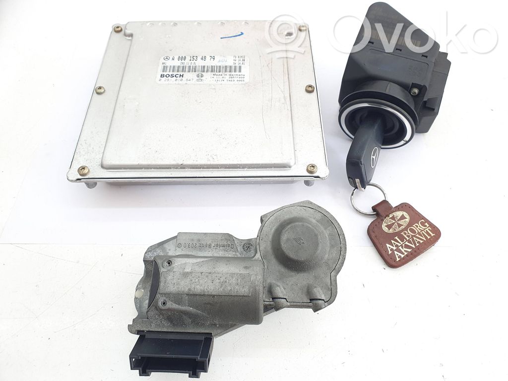 Mercedes-Benz E W210 Engine ECU kit and lock set 