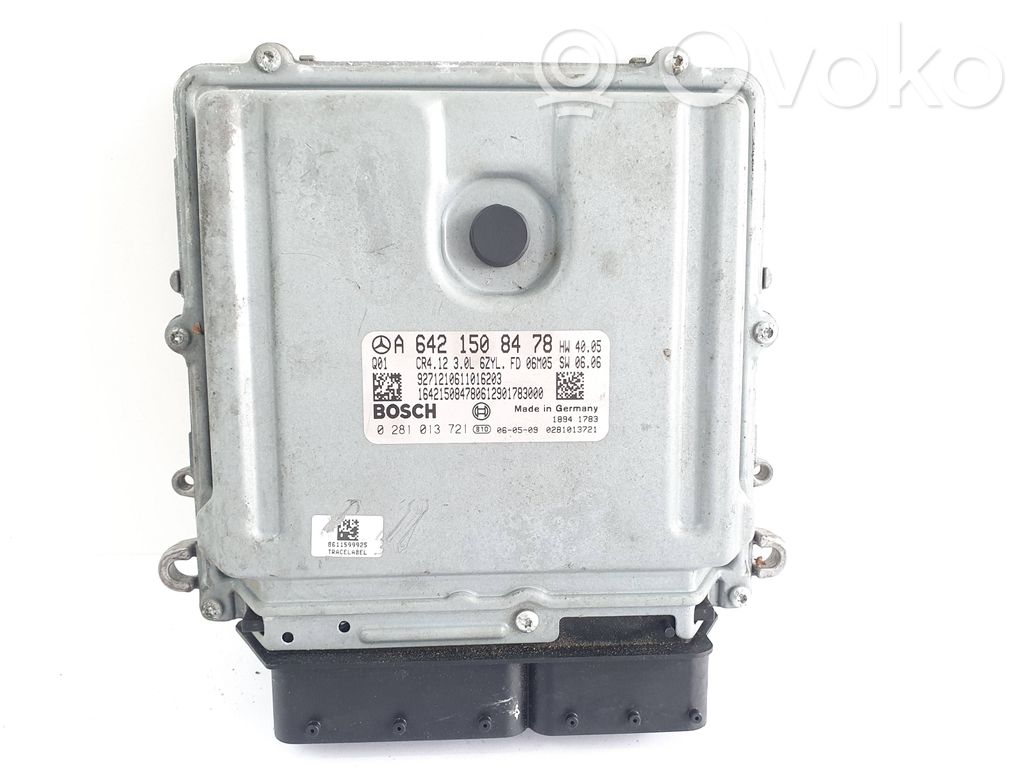 Engine control unit/module   A6421508478,0281013721
