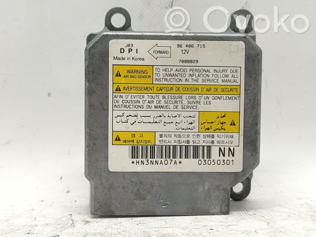 Daewoo Nubira Centralina/modulo airbag 