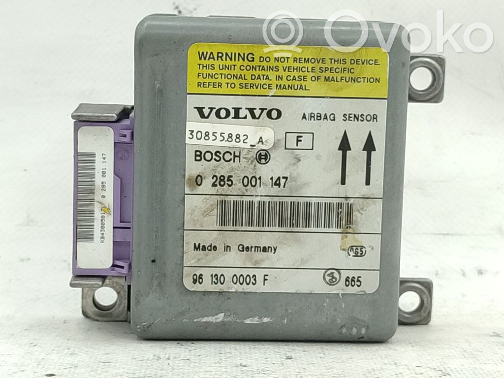 Volvo S40, V40 Airbag control unit/module 