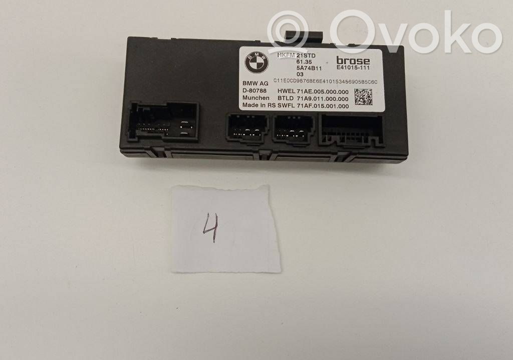 Tailgate/trunk control unit/module   5A74B11,E41015111