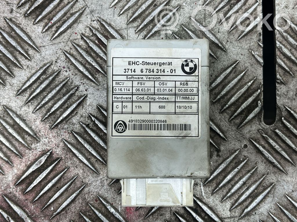 BMW 5 E60 E61 Módulo de control de la suspensión neumática (trasera) 